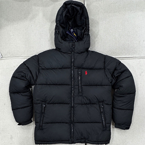 Polo ralph lauren black hooded - polo,